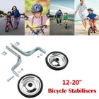 2x Kids Bike Training Wheels For 12-14-16-18-20  Bicycle Heavy Duty Stabilizers