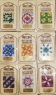 Vintage Quiltery Quilt Template Set Made England Premium Patchwork 1 8  Acrylic