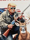 Budweiser Beer Donald Trump Sign - Hunting - Dog  Bud Light - Maga