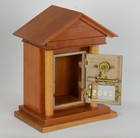 Vintage Post Office Box Door Bank Handmade Combo Included