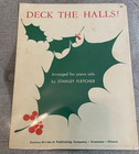 Lot Of 3 Vintage  1930s 1950s Christmas Sheet Music Songs Piano