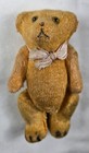 Adorable Vintage Miniature Mohair Teddy Bear Toy With Glass Eyes 4 3 8  Tall