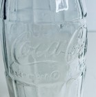 Vintage Embossed Coca Cola Coke Bottle 16 Oz  No Deposit No Refill  Twist Top