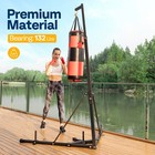 Heavy Duty Punching Bag Frame Boxing Fitness Stand Steel Adjustable Height 132lb