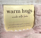 Warm Hugs Plush Solid Pink 2pc Baby Blanket Bunny Lovey Set Security Girl Nwt
