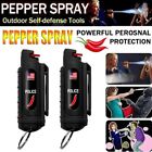 5 Pack Police Pepper Spray 1 2oz Self Defense Keychain Case Molded Oc Black
