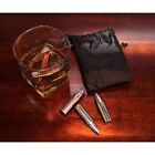 6 Pcs Metal Whiskey Stones Stainless Steel Whiskey Bullet Rocks Metal Set Of 6