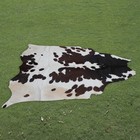 100  Real Natural Area Cow Hair On Cowhide Skin Floor Rug Carpet 67 x58   Cc1417