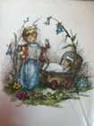 Vtg 1940-50 Nos Germany Birth Announcements Flair Set 10 Cards  Pixie Style