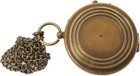 Antique Brass Compass Pocket Compass With Case Vintage Camping Confirmation 