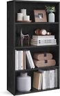 Bookshelf  23 6 Inches Wide  4-tier Open Bookcase With Adjustable Storage She   
