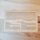 One  1  Vintage Western Union Message Blank Form Telegram Blank Form 1910 s