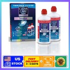 Clear Care Plus Contact Lens Cleaning Solution With Hydraglyde Twin Pack