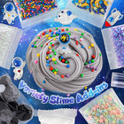 Astronaut Galaxy Slime For Kids  Big Slime Bucket With Clay  Glow In The Dark Sl