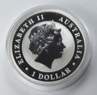 2017  1 Australian Kookaburra 1 Troy Oz  999 Fine Silver Coin