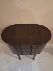 Vintage Martha Washington Wood 3-drawer Sewing Cabinet