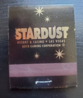 Stardust Casino Las Vegas Black Full Unstruck 20 Strike Matchbook