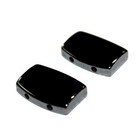 Magnetic Hematite Bead 2 Hole Flat Barrel Jewelry Bracelet Spacer 15pcs Ms18