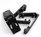 2-pack Tactical Knife Clip Holster - Universal Kydex Belt Sheath   black 