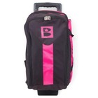 Brunswick Blitz Double Roller Bowling Bag Pink Black 2 Ball Holds Sz 17 Nwt