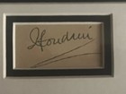 Harry Houdini Commemorative Display  October Is Houdini Month 