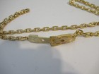 Vintage Kim Gold Tone  Adjustable Chain Metal Belt Retro Fashion Nos 29  Long