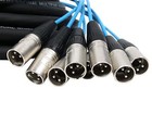 8 Channel 50  Ft Xlr 3-pin Microphone Audio Snake Female To Male