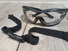 Pyramex Proximity Safety Glasses Foam Padded Black Frame Clear Anti-fog Lens