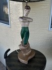 Vintage Mcm Unique Merman Table Lamp Little Boys Room Decor Fun Kids Decor Faip