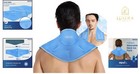 Large Reusable Neck   Shoulder Gel Ice Pack Wrap Cold   Hot Therapy Blue