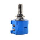 10k Ohm Rotary Potentiometer Variable Dial Resistor Precision 10-multiturn Blue