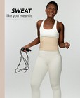Sweet Sweat Waist Trimmer - Toned Quartz Xxl  60 X 10in  - Wash Bag Included