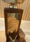 Vintage 1959 Boating Trophy First Place Navigators Katrinka Edgar Jett Skipper