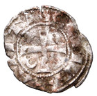 Crusaders Antioch Boh  mond Iii 1163ad Bi Denier Ar Silver Medieval Coin W coa