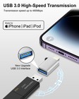 Lightning Male To Usb Female Adapter  Usb To Iphone Otg Dongle Adapter  2-pack U
