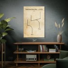 Football Goal Patent Wall Art  Football Decor  Football Coach Gifts  Dad Gifts