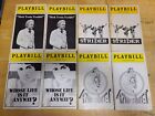 63 Vintage Various Theatre Plays 1960 s - 1980 s Playbill Lot Lowered 