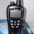 Icom Uc-m25 Vhf Marine Transmitter With Antenna And Power Supply Usb Floats