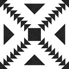 Parla Peel And Stick Floor Tiles  Black  Geometric Vinyl Floor 12-in By 12-in