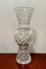 Signed Vintage Rare Pattern Waterford Crystal 10  Tall Vase Made In Ireland