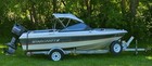 1988 Starcraft Marine Medalist 1500 15  Boat 90 Hp V4 Johnson Motor   Trailer Nr
