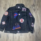 Negro League Baseball Museum Denim Jacket American Team Patches Size 3xl