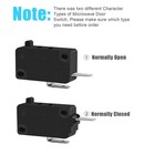 3pcs Microwave Oven Door Switch Replacement Parts 2x Normally Open   1x Norma   