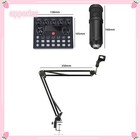 Podcast Equipment Bundle Audio Interface With All-in-one Dj Mixer And Studio