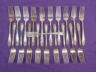 20 Pc 1950 Daffodil Silverplated 7 5  Dinner Forks 1847 Rogers Bros