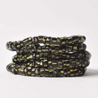 Yellow Jackets Venetian Trade Beads 30 Inch