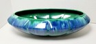 Vintage Pottery Ceramic Oblong Planter Blue Green Drip Glaze 11  L