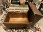 Handmade Wooden Rocking Baby Doll Cradle  Vintage Antique 