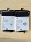 Lot 2-women s Hanes Style Essentials Fleece Lined Black Leggings-size Medium