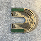Vintage Cummins Cast Metal Blue C Logo Emblem Truck Or Toolbox Badge 2  X 2 